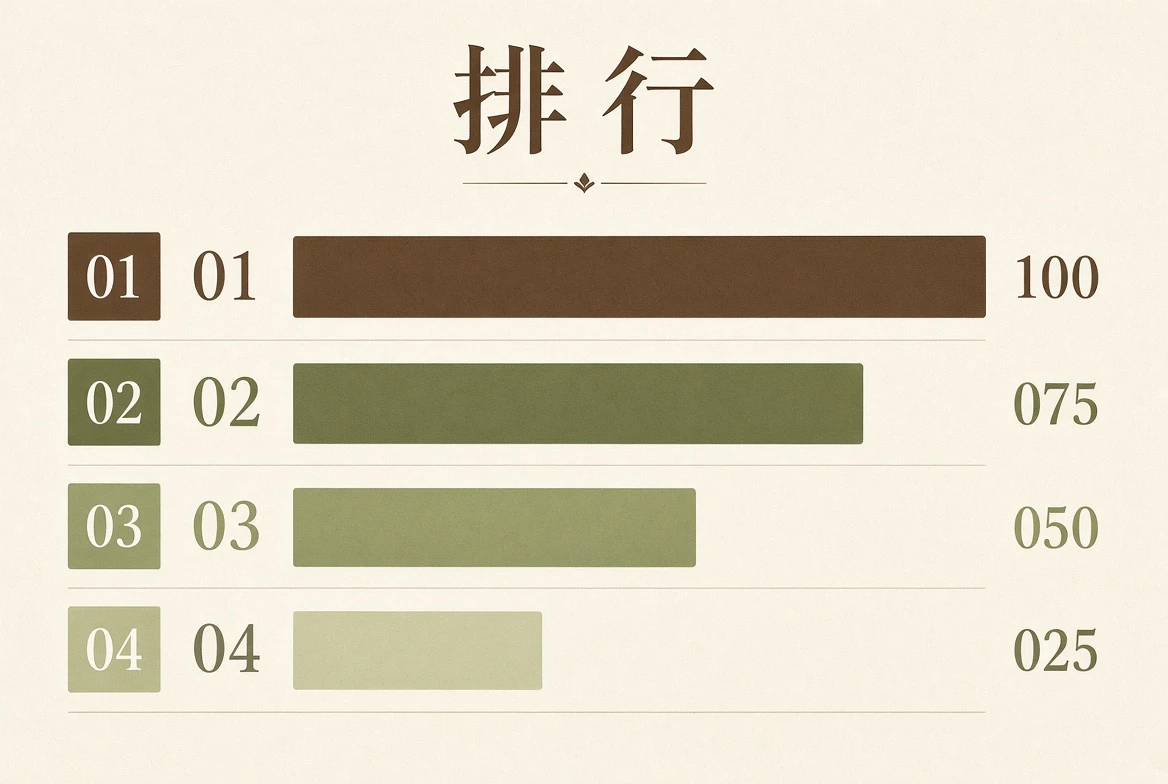 编辑榜单的非量化选择方向